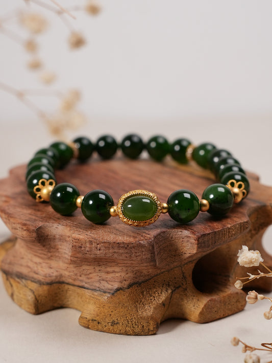 Sheng Ji - Green Hetian Nephrite