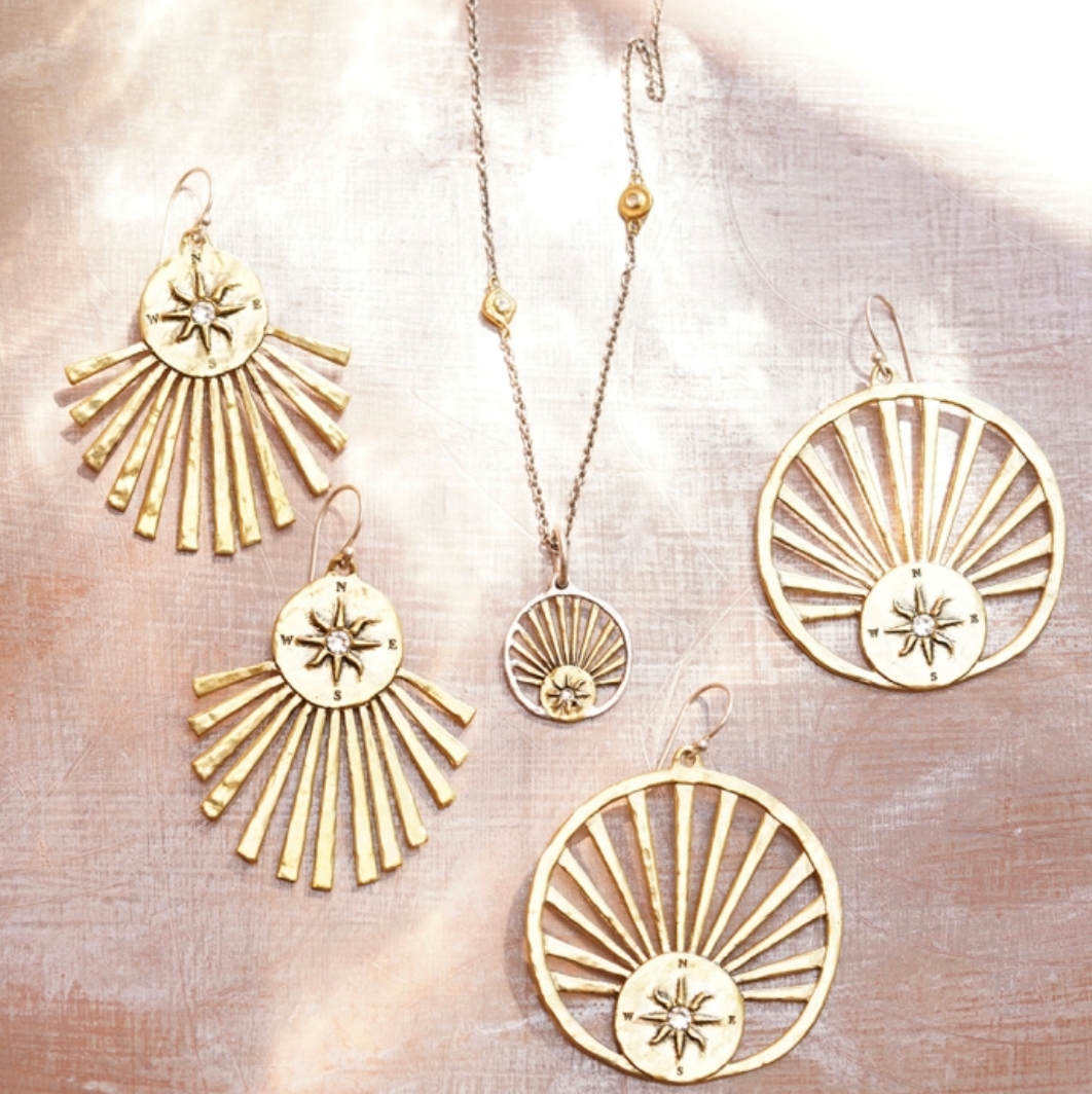 Waxing Poetic Ear Rings