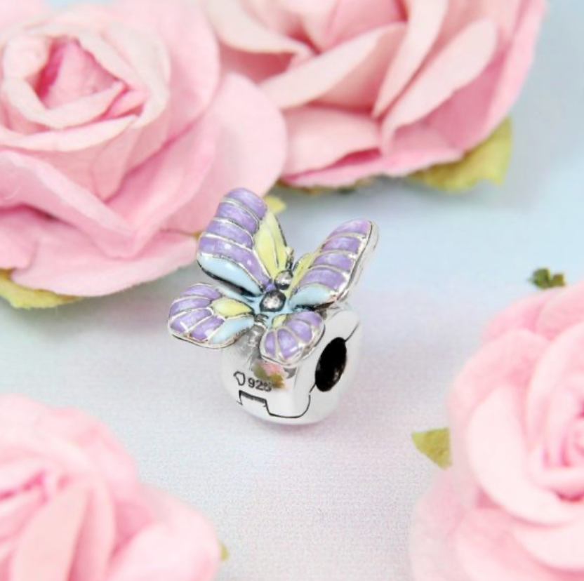 Moress - BUTTERFLY CLIP LOCK purple
