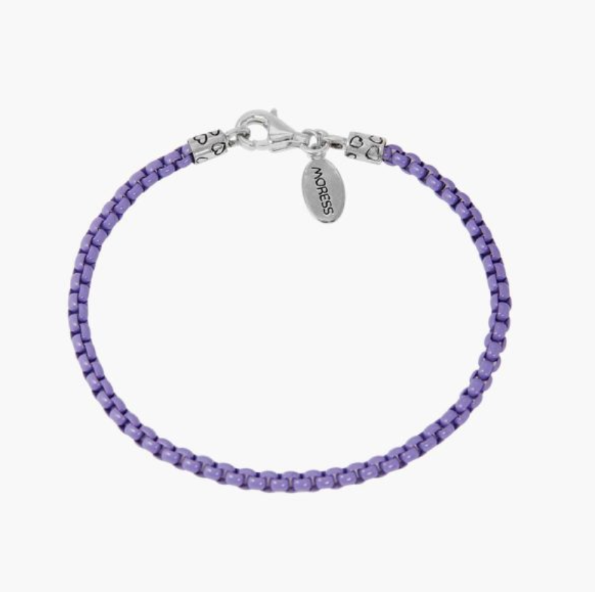 Moress -PURPLE BERRY POP BRACELET 18.5cm + 3 extend chain