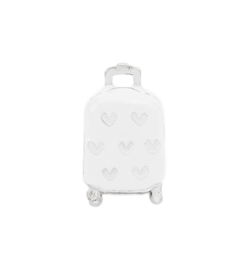 Moress -White Suit Case