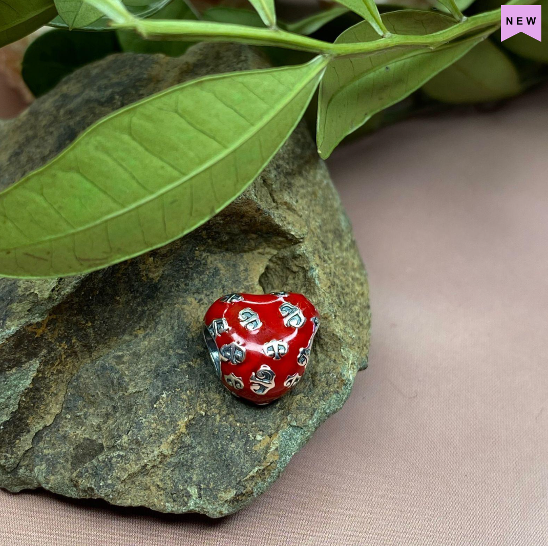 Truebeadz True Love Red enamel