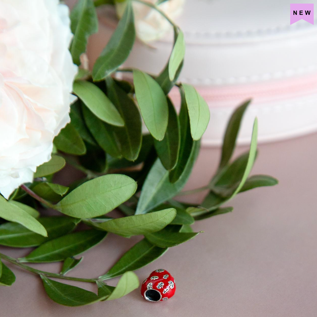Truebeadz True Love Red enamel