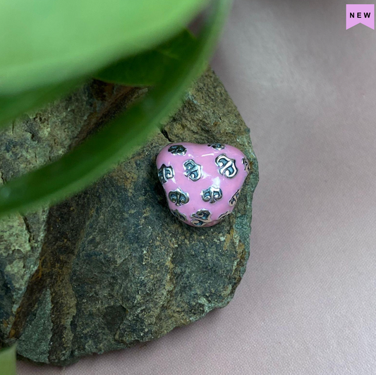 Truebeadz True Love Pink enamel