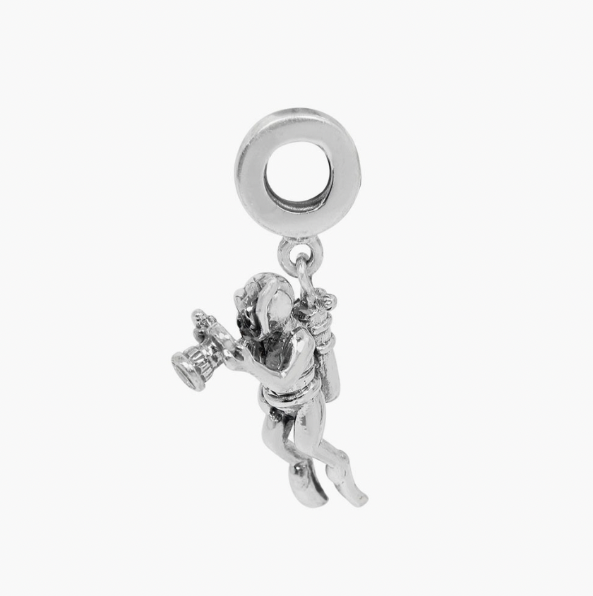 Moress -SCUBA DIVER DANGLE BEAD