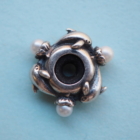 Ogerbeads - Playing Dolphins Stopper - last piece