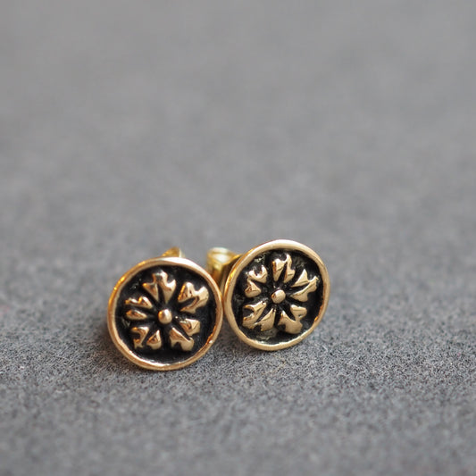 ACA Gold earing 14K Gold Sakura A pair 1.6g
