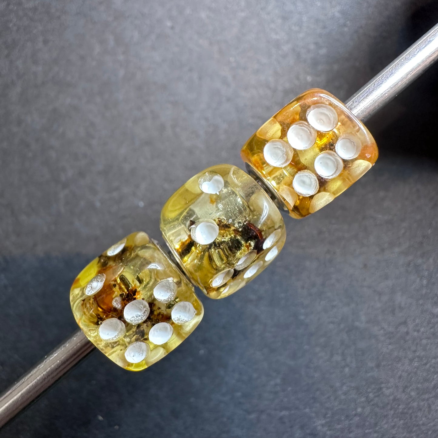 Amber Dice Lucky amber