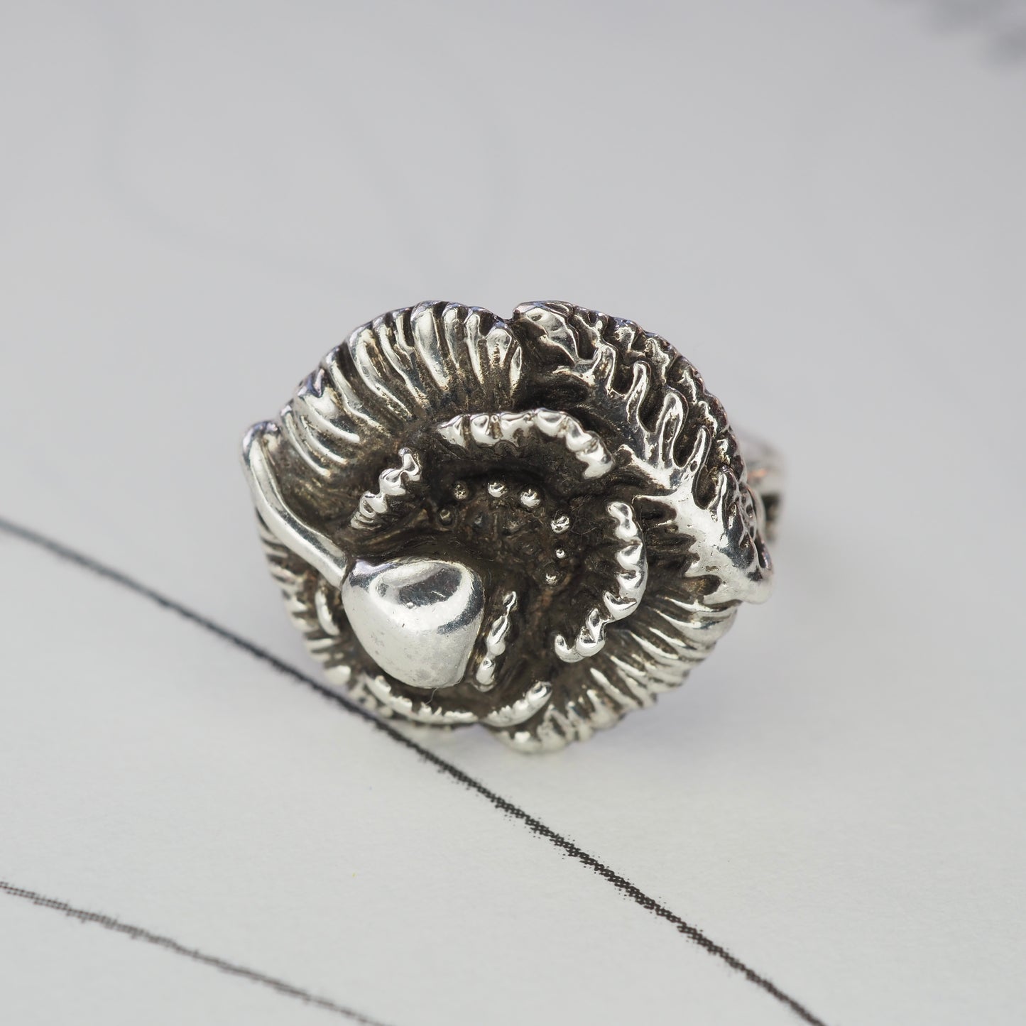 Eske Storm Poppy Ring