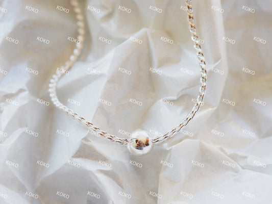 KOKO Single Ball Necklace 35+8cm