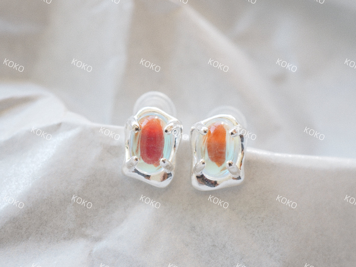 KOKO Rainbow Glass earring S925