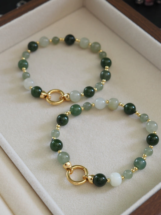 Sheng Ji -  Harmony Quartet Jade Bracelet