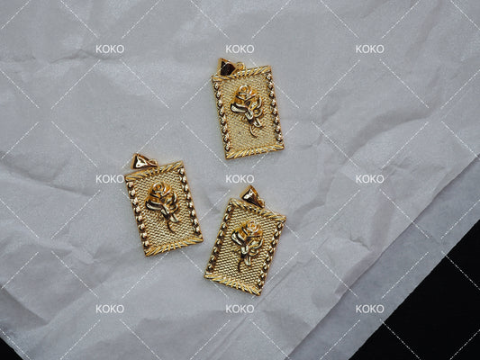 KOKO Rose Pendant 14K Gold Plated