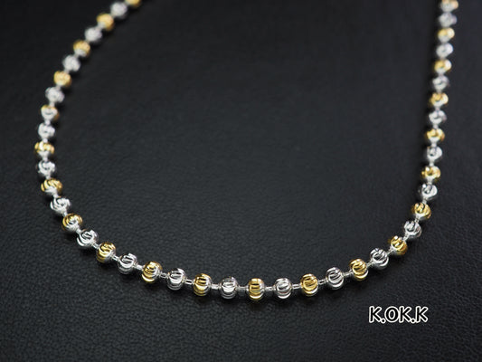 KOKO 2-Tone Silver necklace 40+5cm