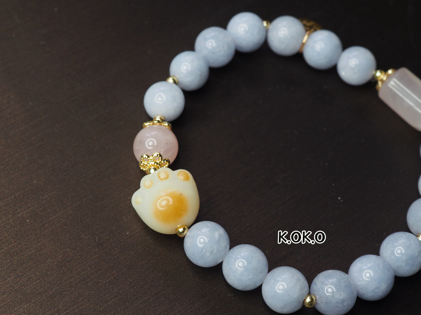 KOKO Bodhi Seed Cat Paw Bracelet