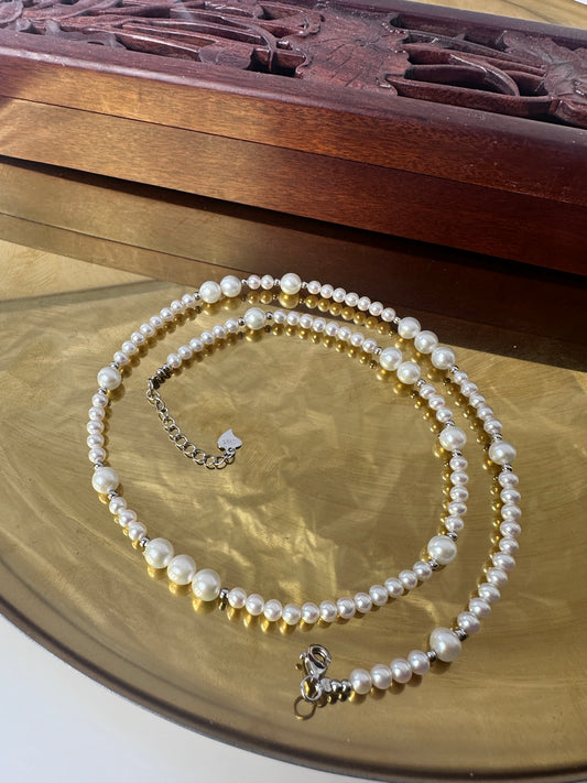 Sheng Ji - Freshwater Pearl Series -  42+3cm