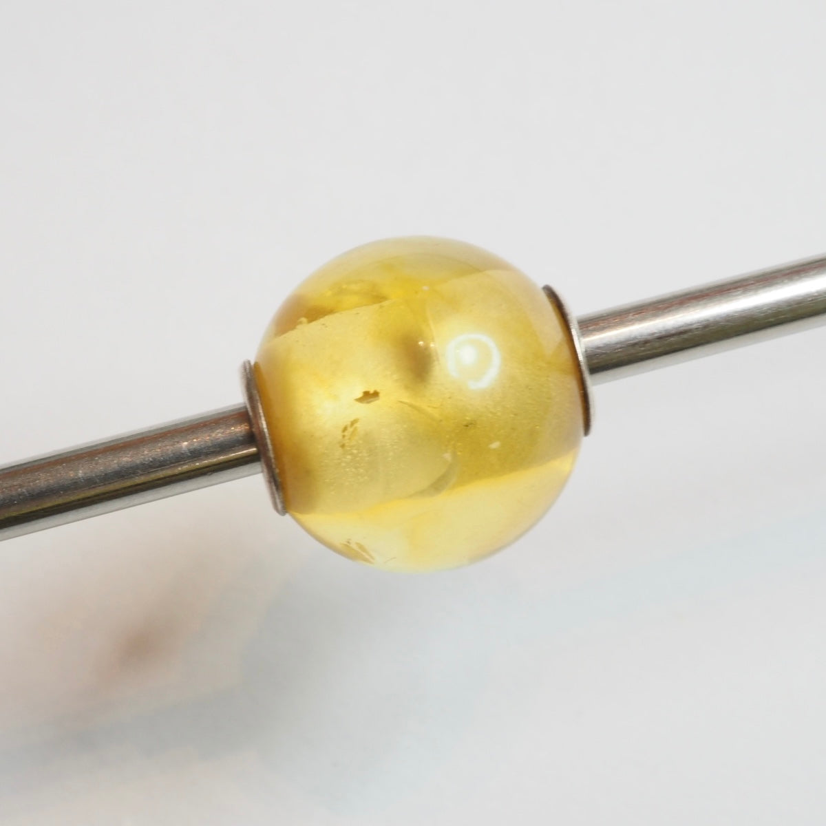 Amber Big round yellow color