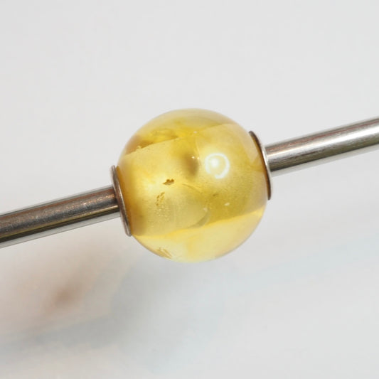 Amber Big round yellow color