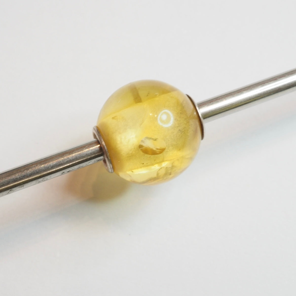 Amber Big round yellow color