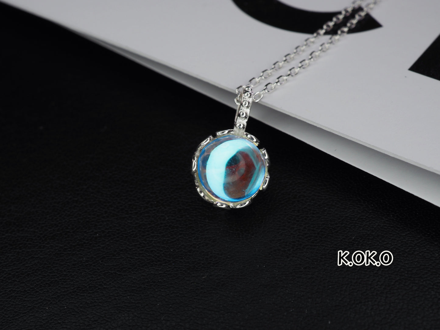 KOKO - Stellar Fantasy Collection - Rainbow Glass necklace 40+5cm
