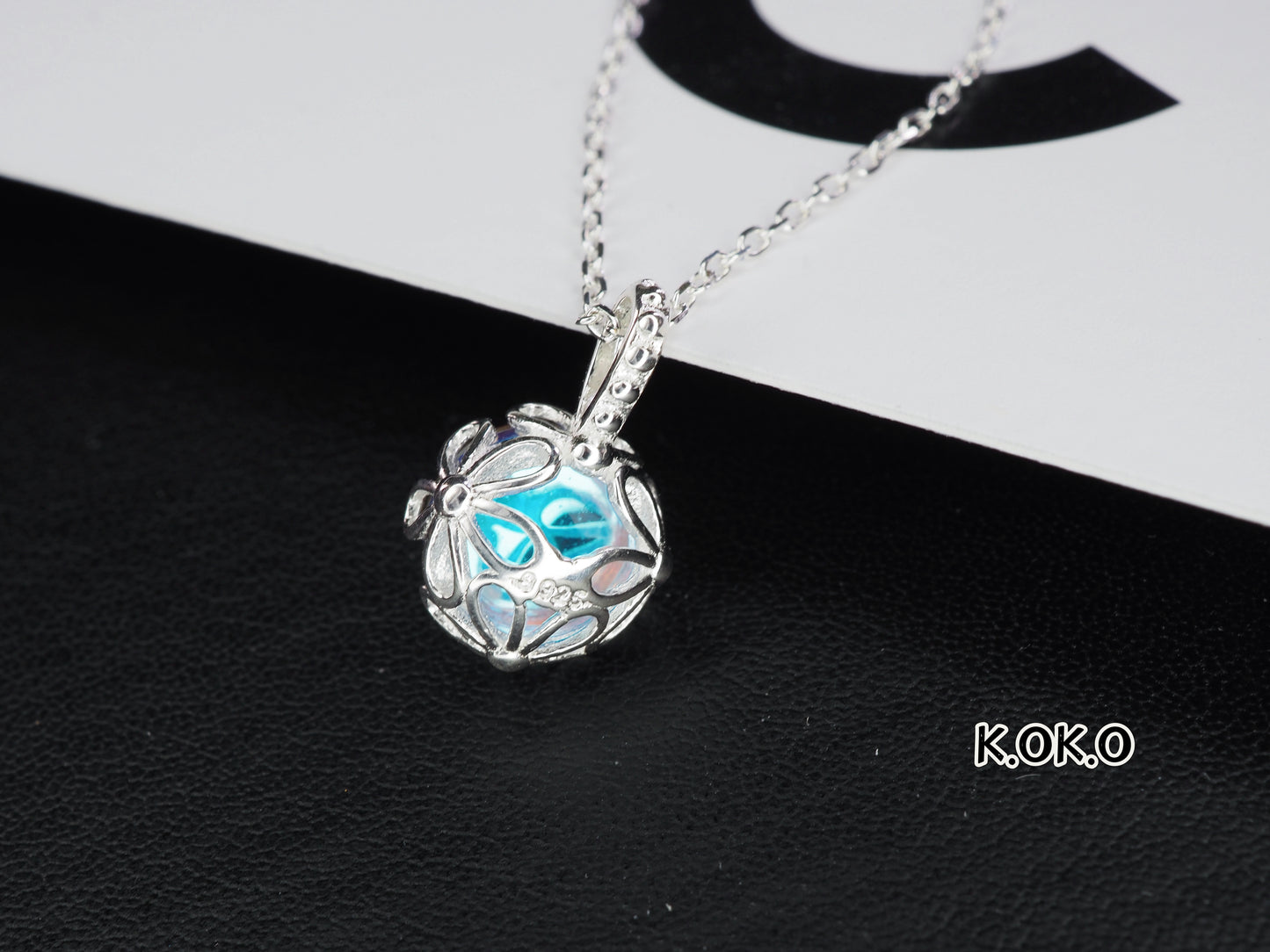 KOKO - Stellar Fantasy Collection - Rainbow Glass necklace 40+5cm
