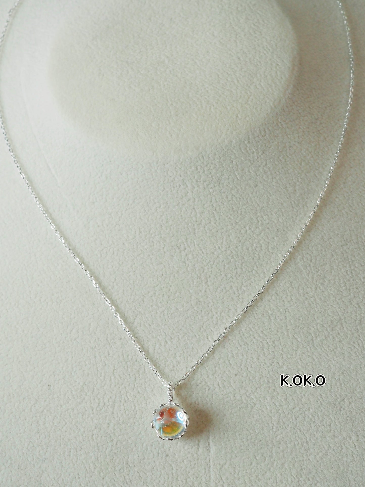 KOKO - Stellar Fantasy Collection - Rainbow Glass necklace 40+5cm