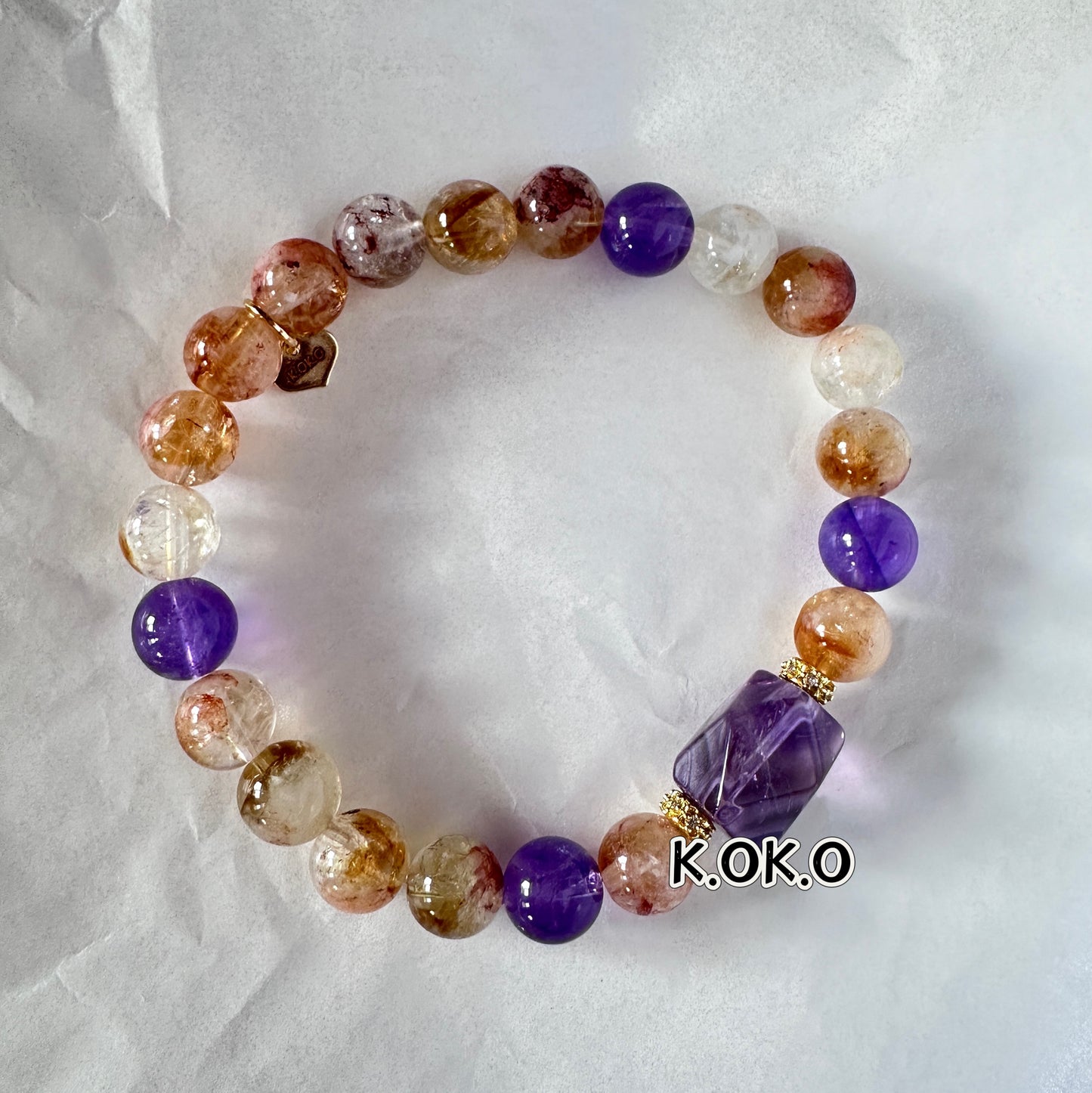KOKO Super Seven × Amethyst Bracelet