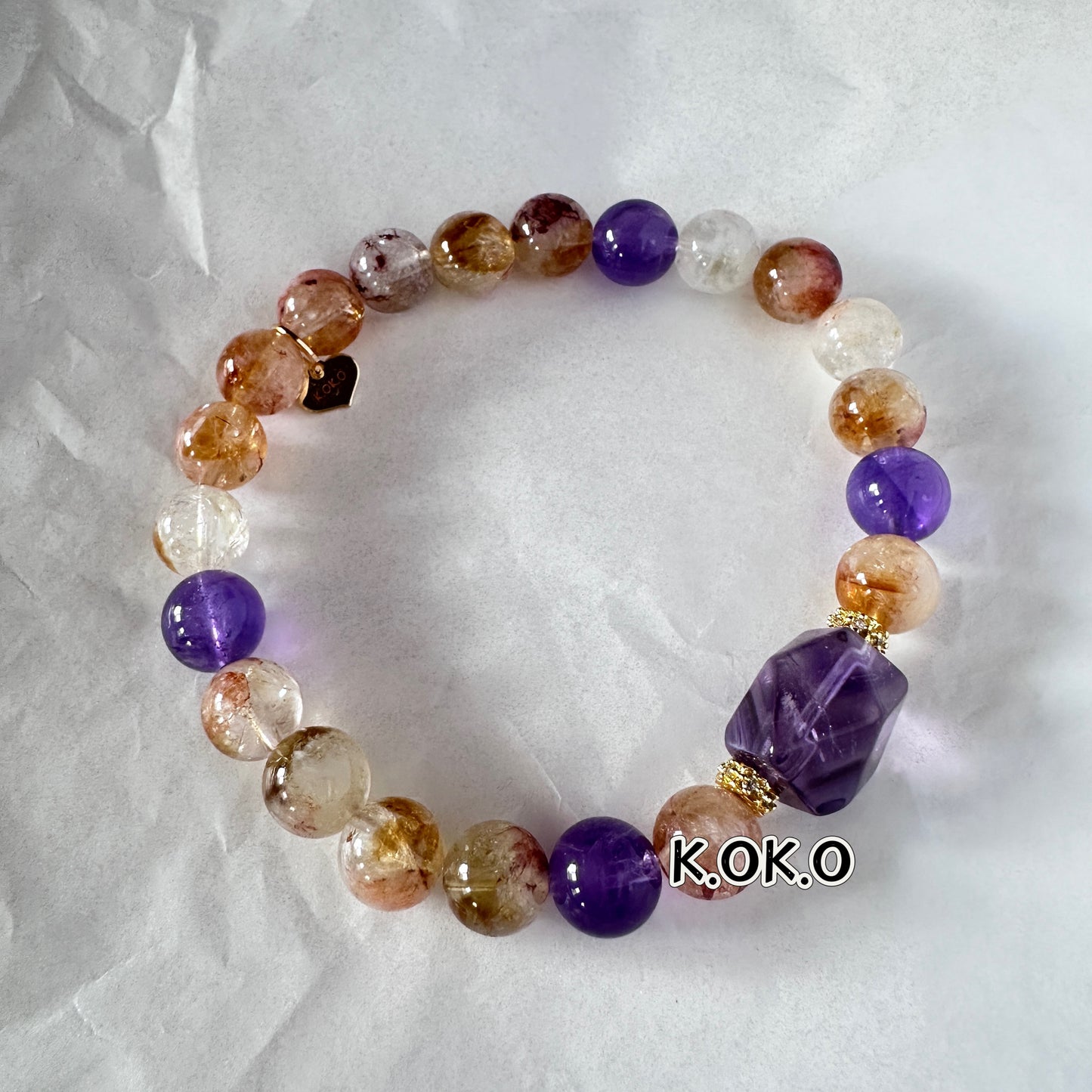 KOKO Super Seven × Amethyst Bracelet