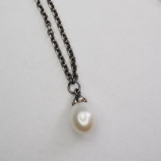 Trollbeads Fantasy Necklace With White Pearl 70cm