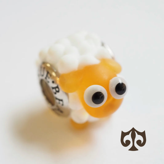 Truebeadz Unique Amber Wooly