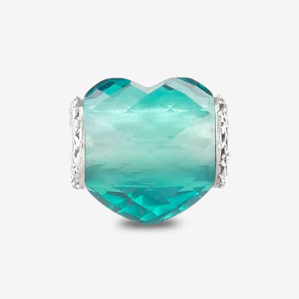 PRAAN Sweet Pea Heart Charm