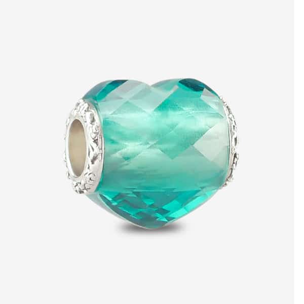 PRAAN Sweet Pea Heart Charm