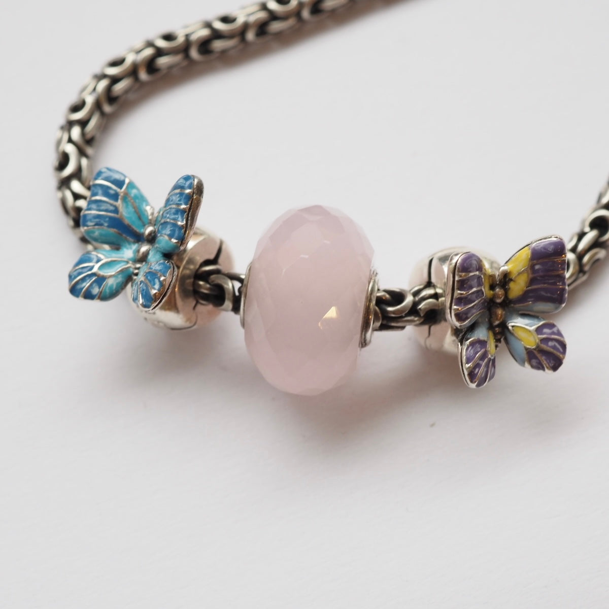 Moress - BUTTERFLY CLIP LOCK blue