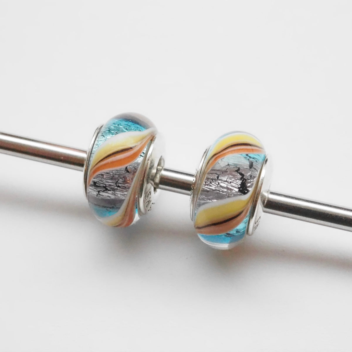 Aurora Sweet Candy Murano Glass Bead Charm