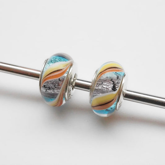 Aurora Sweet Candy Murano Glass Bead Charm