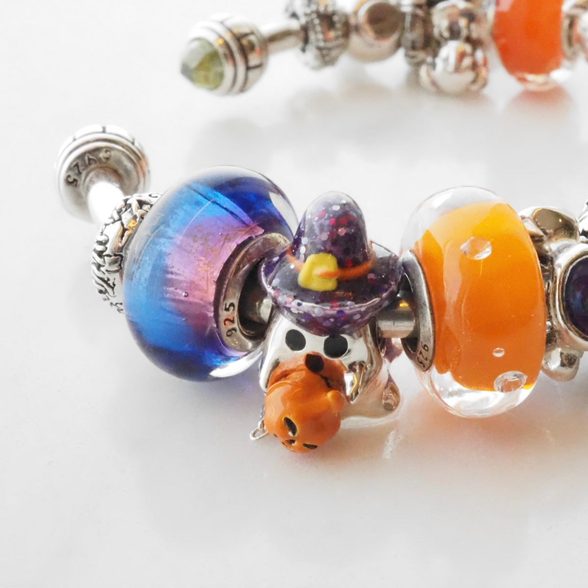 Melina Orange Diamond glass