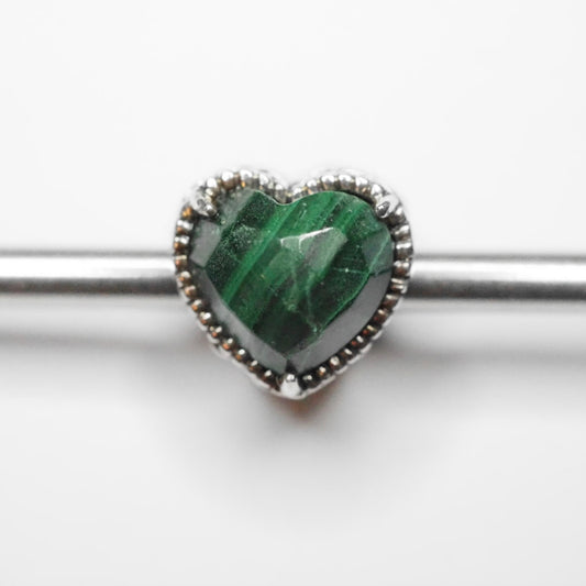 Moress - Malachite Heart Gem Bead
