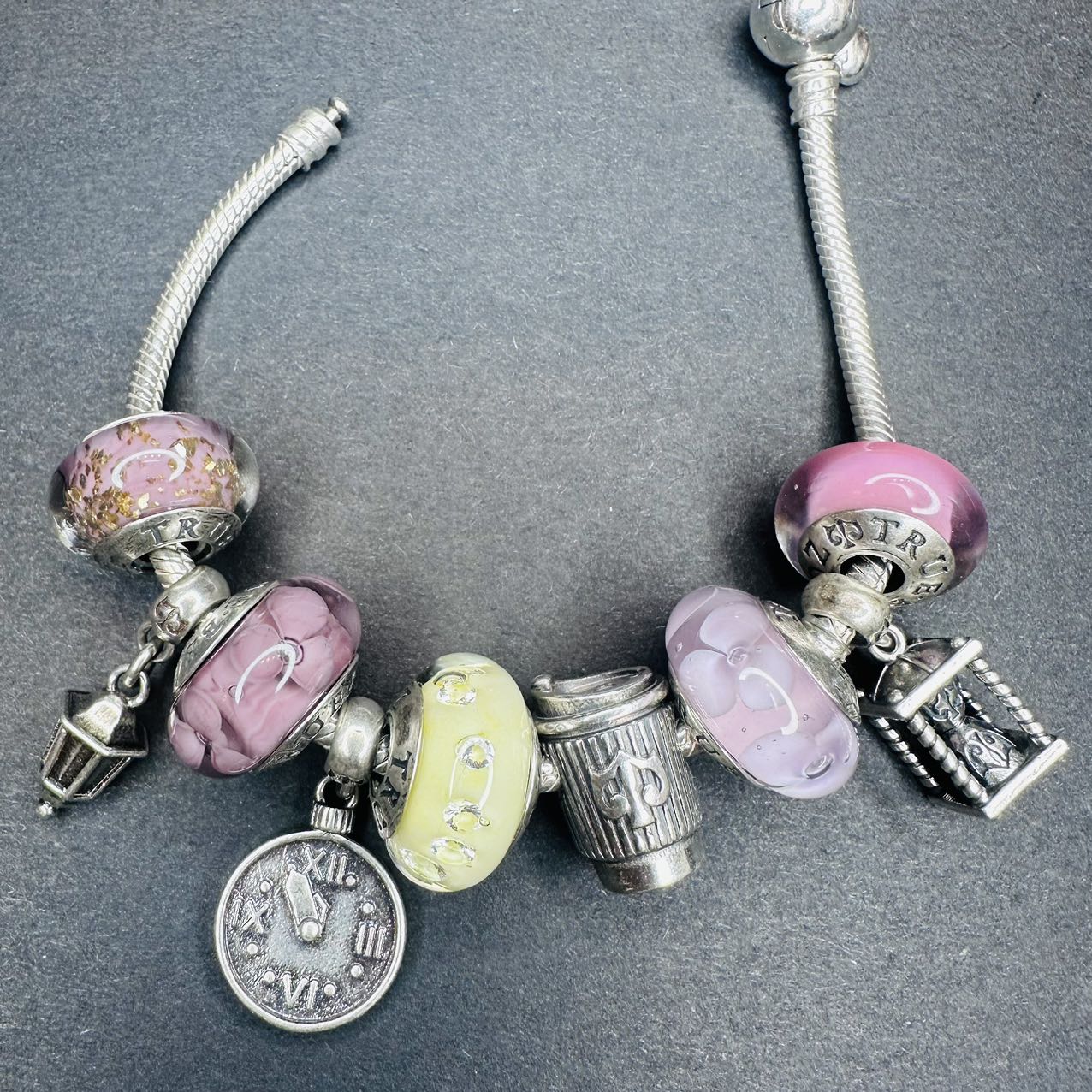 Truebeadz Purple shine glass