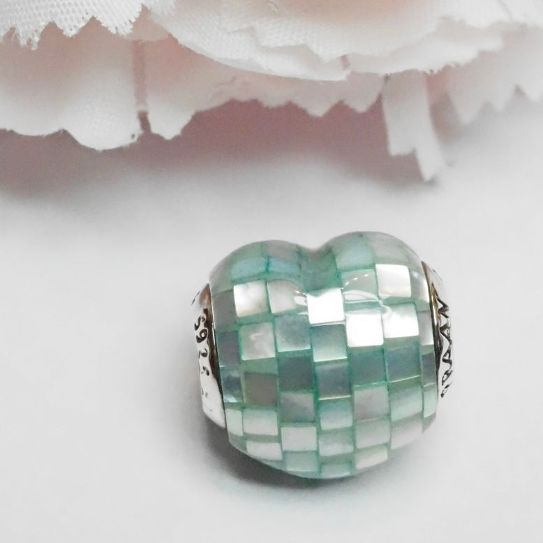 PRAAN Emerald Beach Mother Of Pearl Charm