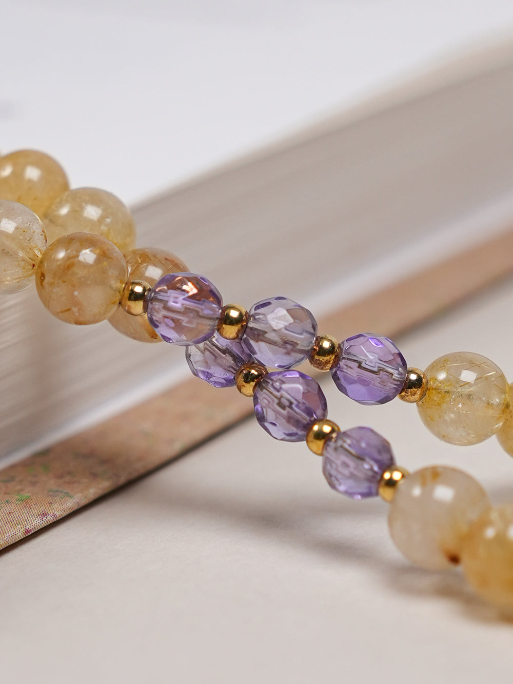 Sheng Ji - Amethyst Series - Purple Sunset Necklace 40+5cm