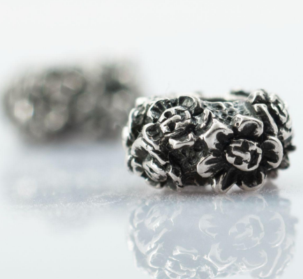 Midgard Bead "Halloween daisies"