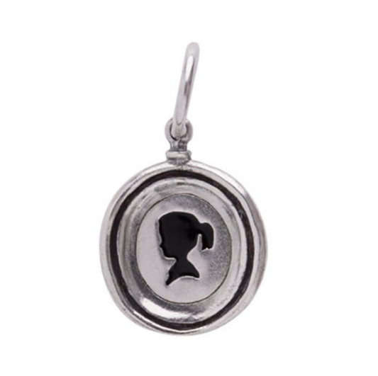 Waxing Poetic Precious Darlings Charm - Girl - Sterling Silver