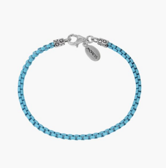 Moress  -BLUE LUSH POP BRACELET 16cm + 3 extend chain