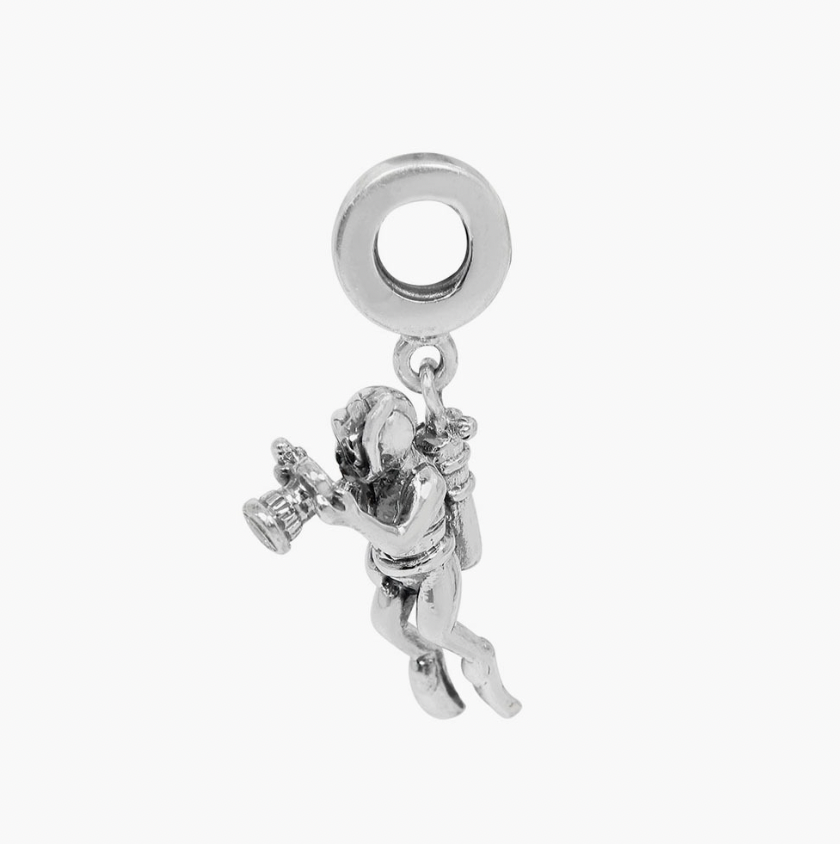 Moress  -SCUBA DIVER DANGLE BEAD