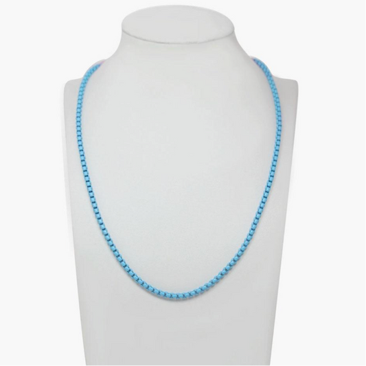 Moress  -BLUE LUSH POP NECKLACE 43cm + 3cm extend