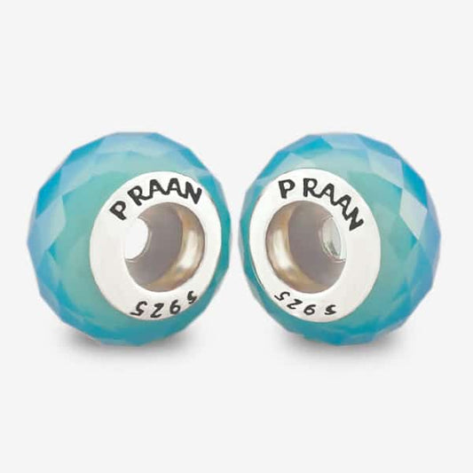 PRAAN Dolphin Blue Crystal Stopper Charms