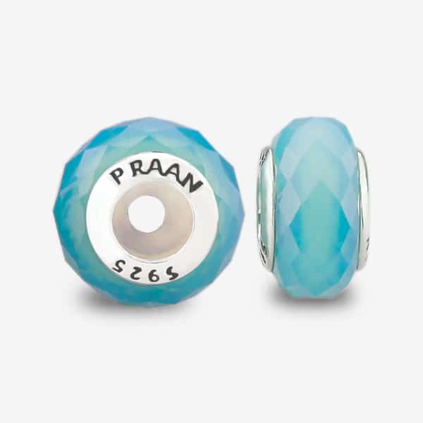 PRAAN Dolphin Blue Crystal Stopper Charms