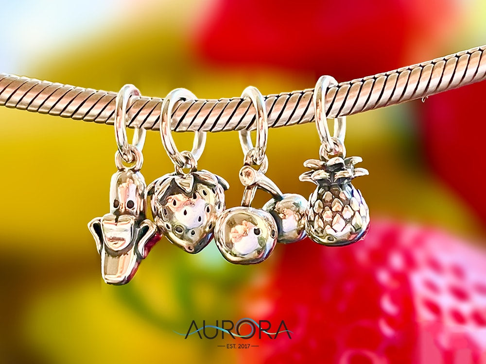 Aurora Tasteful Pineapple Charm