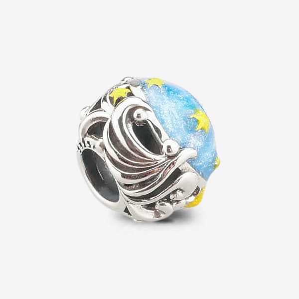 PRAAN Full Moon Silver Charm