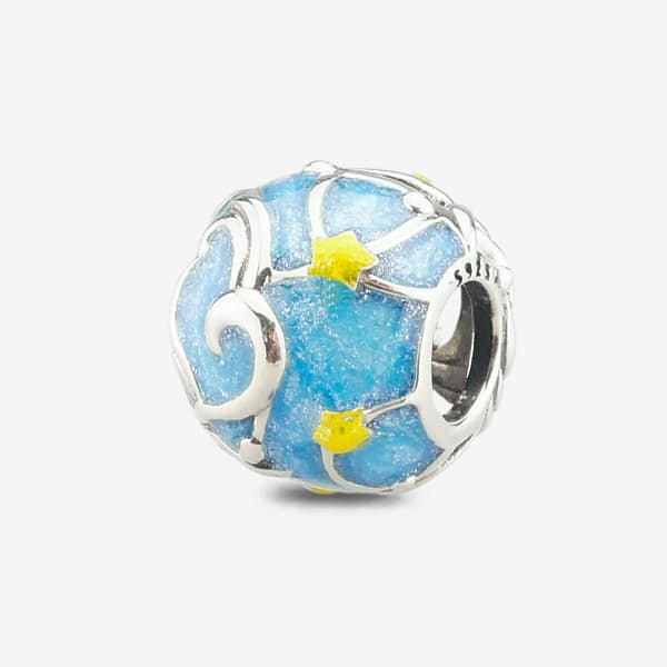PRAAN Full Moon Silver Charm